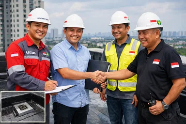 Pasang Anti Bocor Membran Bakar