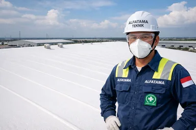 Spray Polyurethane Solusi Atap Gudang Panas